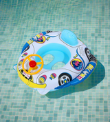 swimming ring car with handle inflateable a 1061-1