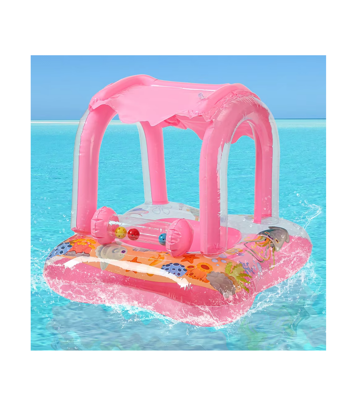 swimming baby care seat infltable 28"x24" sy-a2129-1