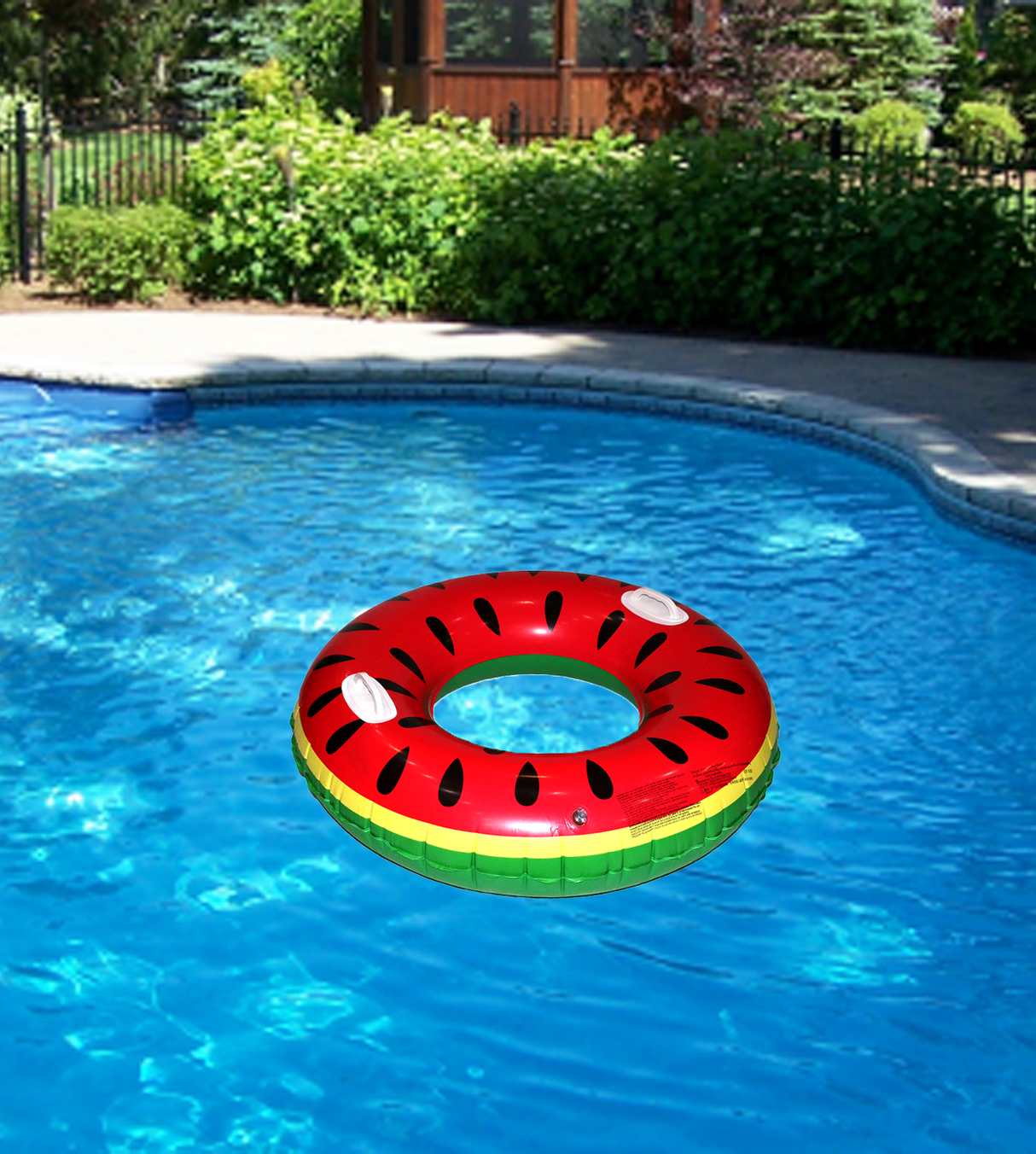 swimming ring tube watermelon inflateable 39" sy-a2128