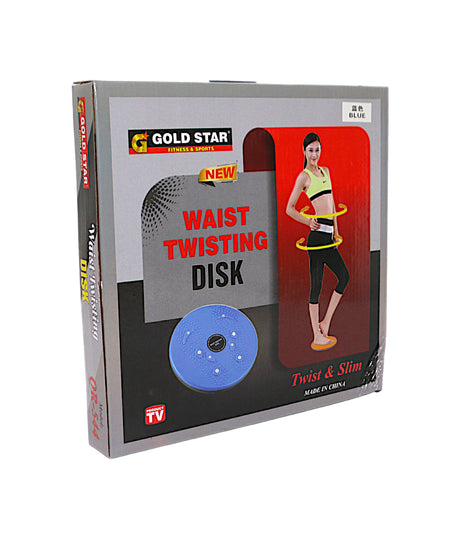 gold star waist twisting disk plate qr-744