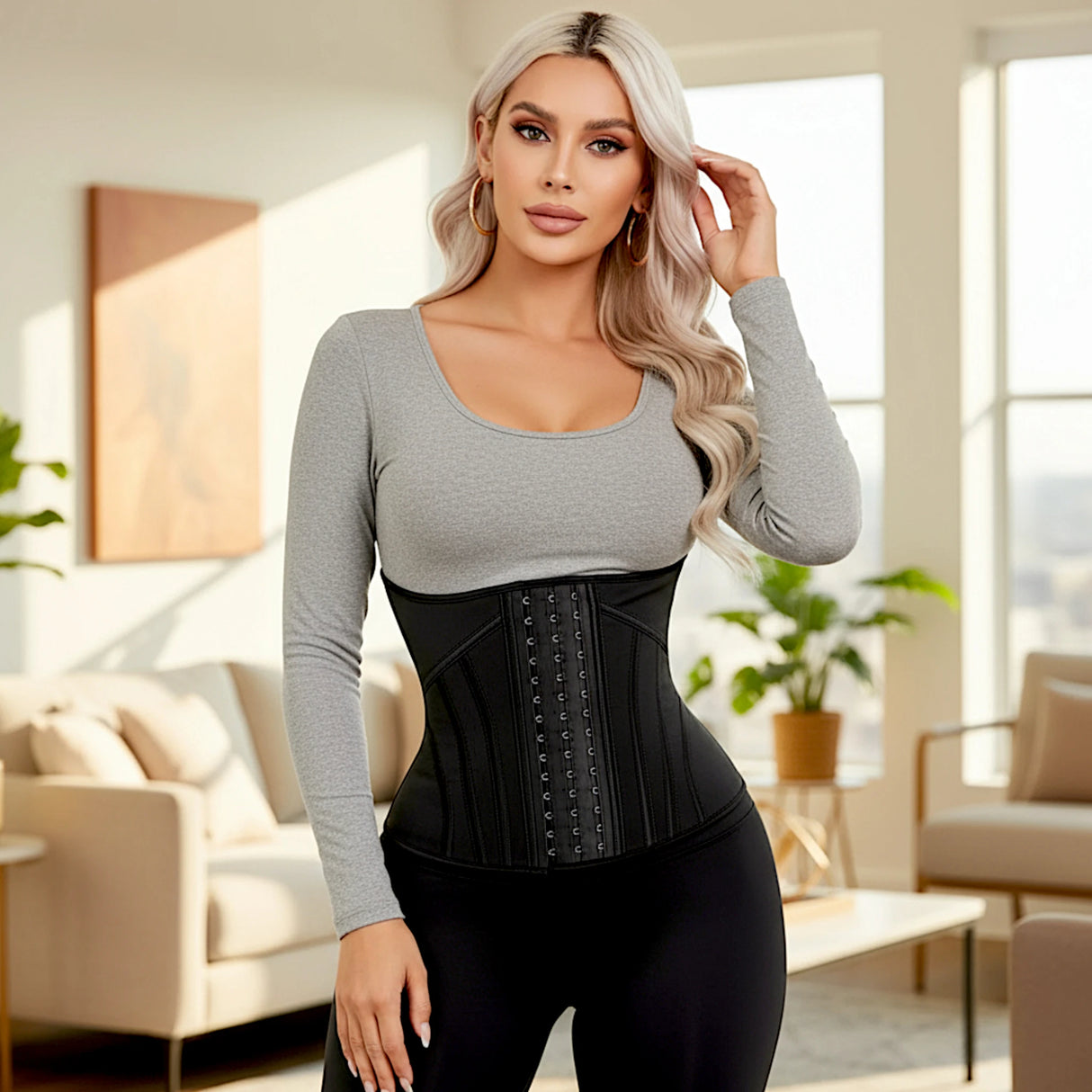 latex traning waist hook belt gsf-h003