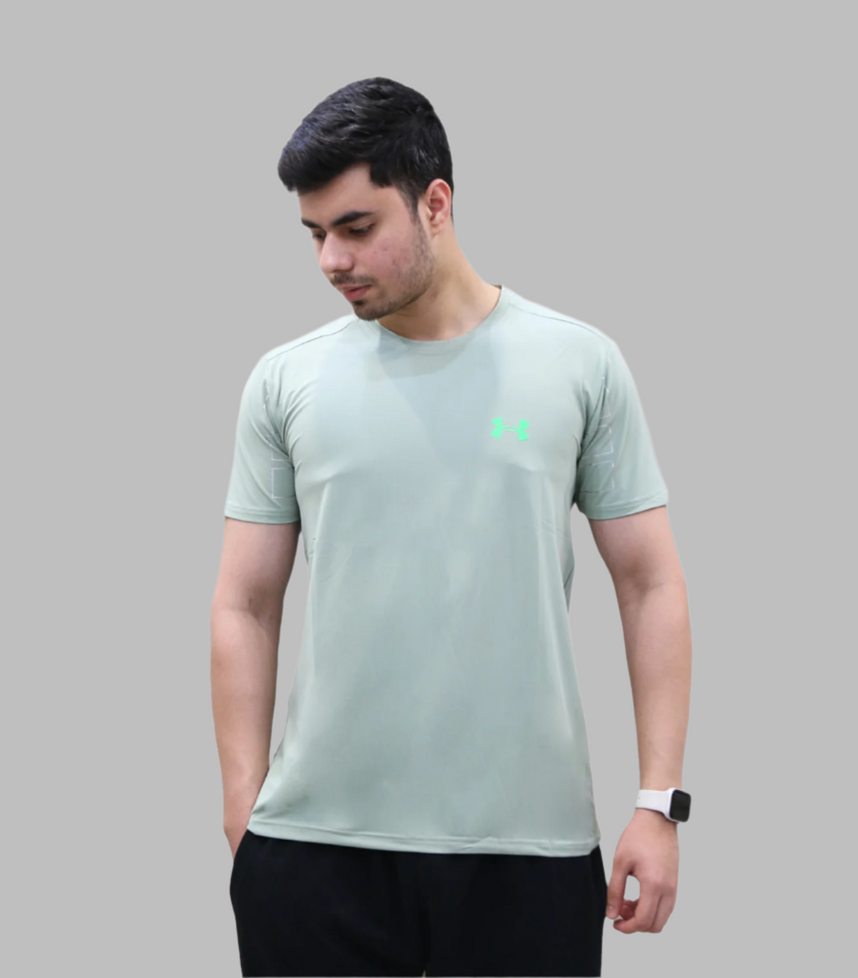 t shirt under armour light green 8807