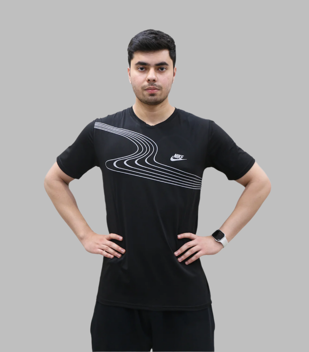 t shirt nike under armour black 2105