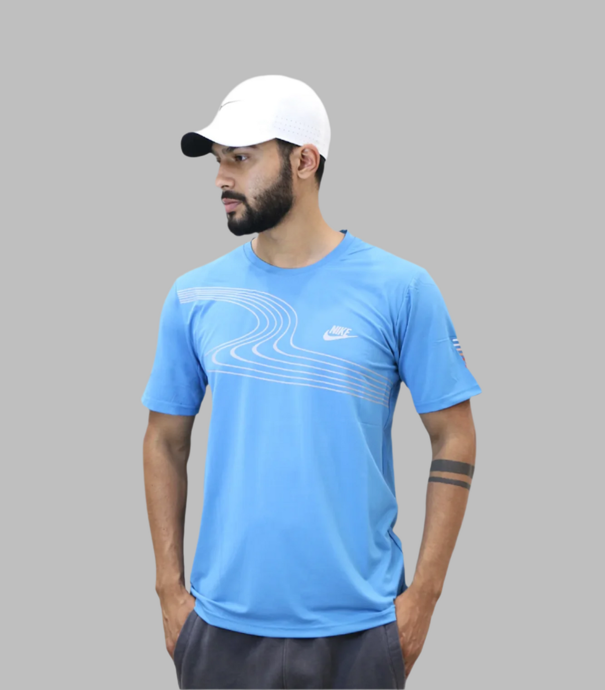 t shirt nike light blue 2105