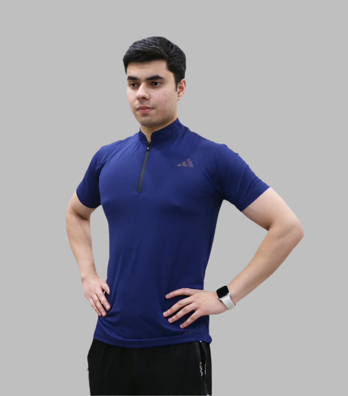 t shirt half sleeve adidas dark blue f634
