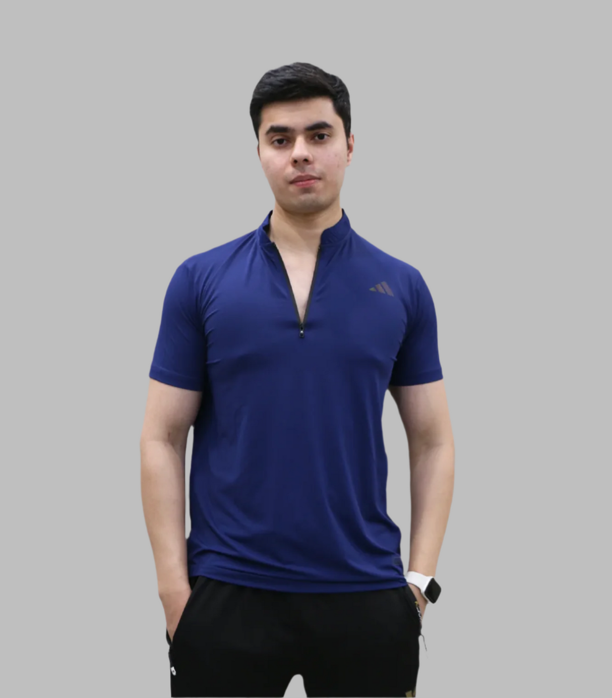 t shirt half sleeve adidas dark blue f634