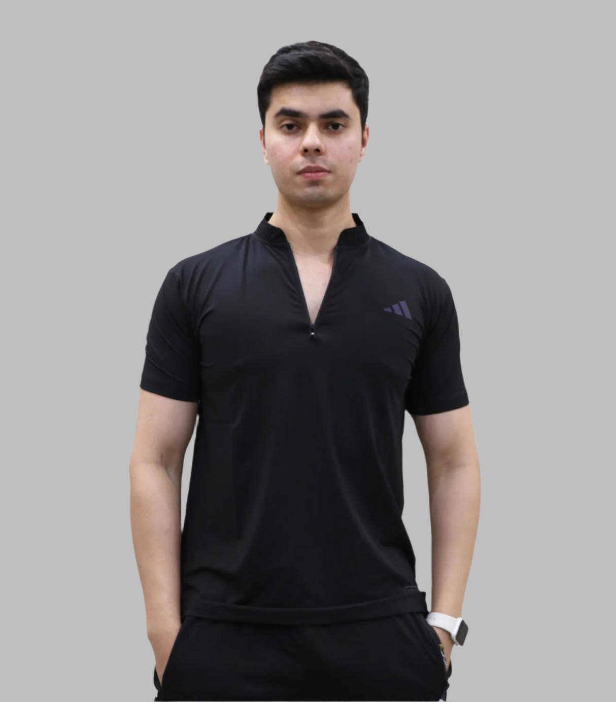 t shirt half sleeve adidas black f634