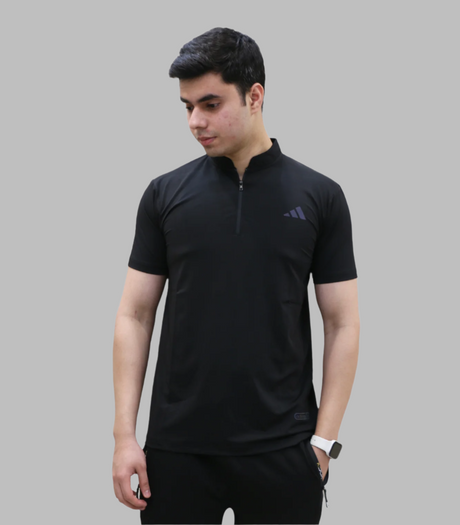 t shirt half sleeve adidas black f634