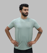 t shirt half sleeve adidas light green 6623