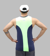 t shirt sleeveless under armour dark blue v501