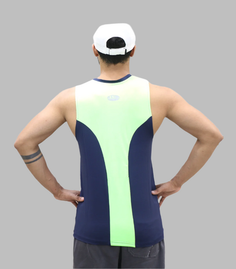 t shirt sleeveless under armour dark blue v501
