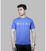 t shirt half sleeves wizal blue 7014