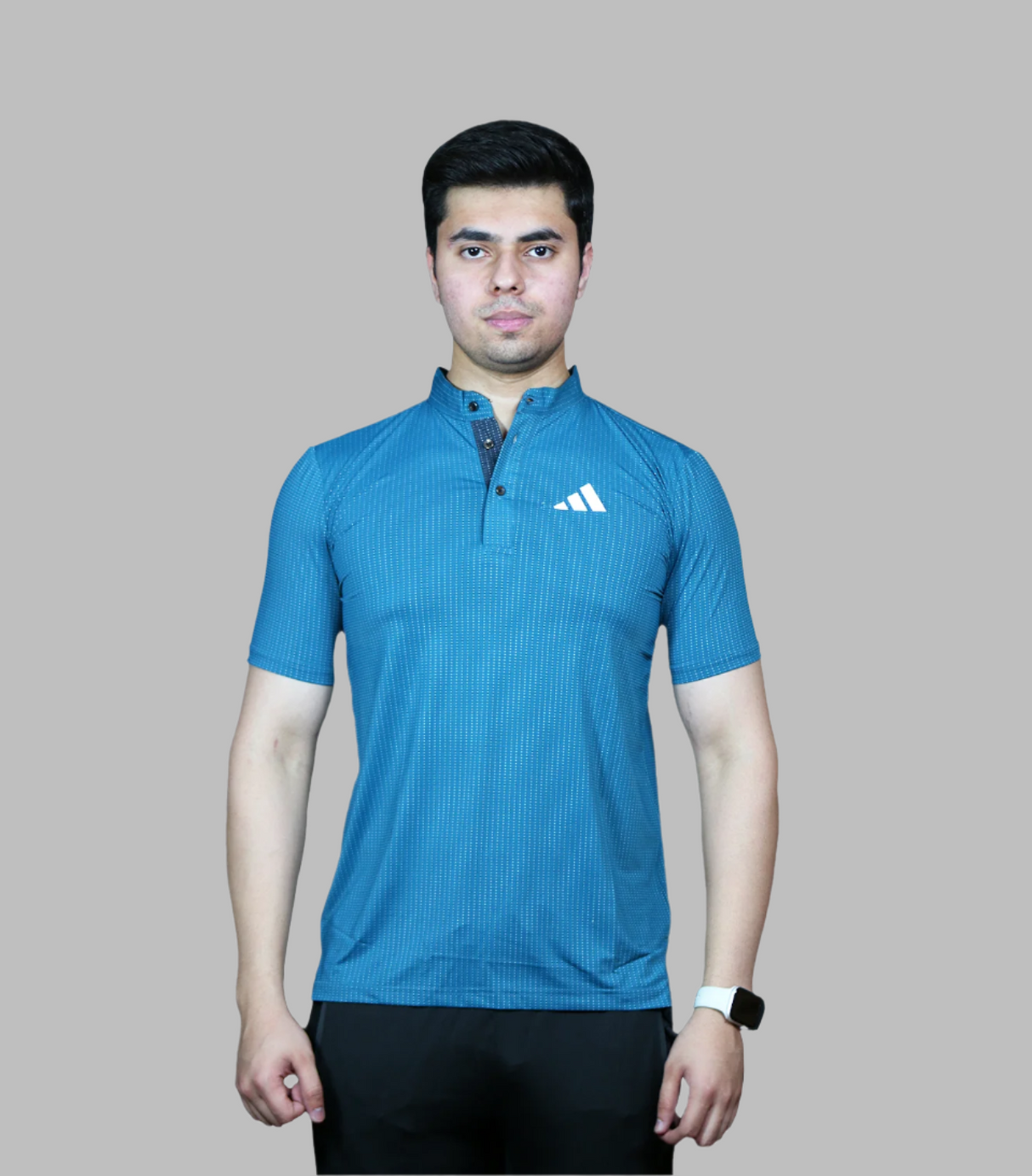 t shirt half sleeves adidas zinc with white dots