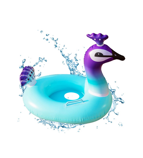 swimming ring tube baby peacock a0660