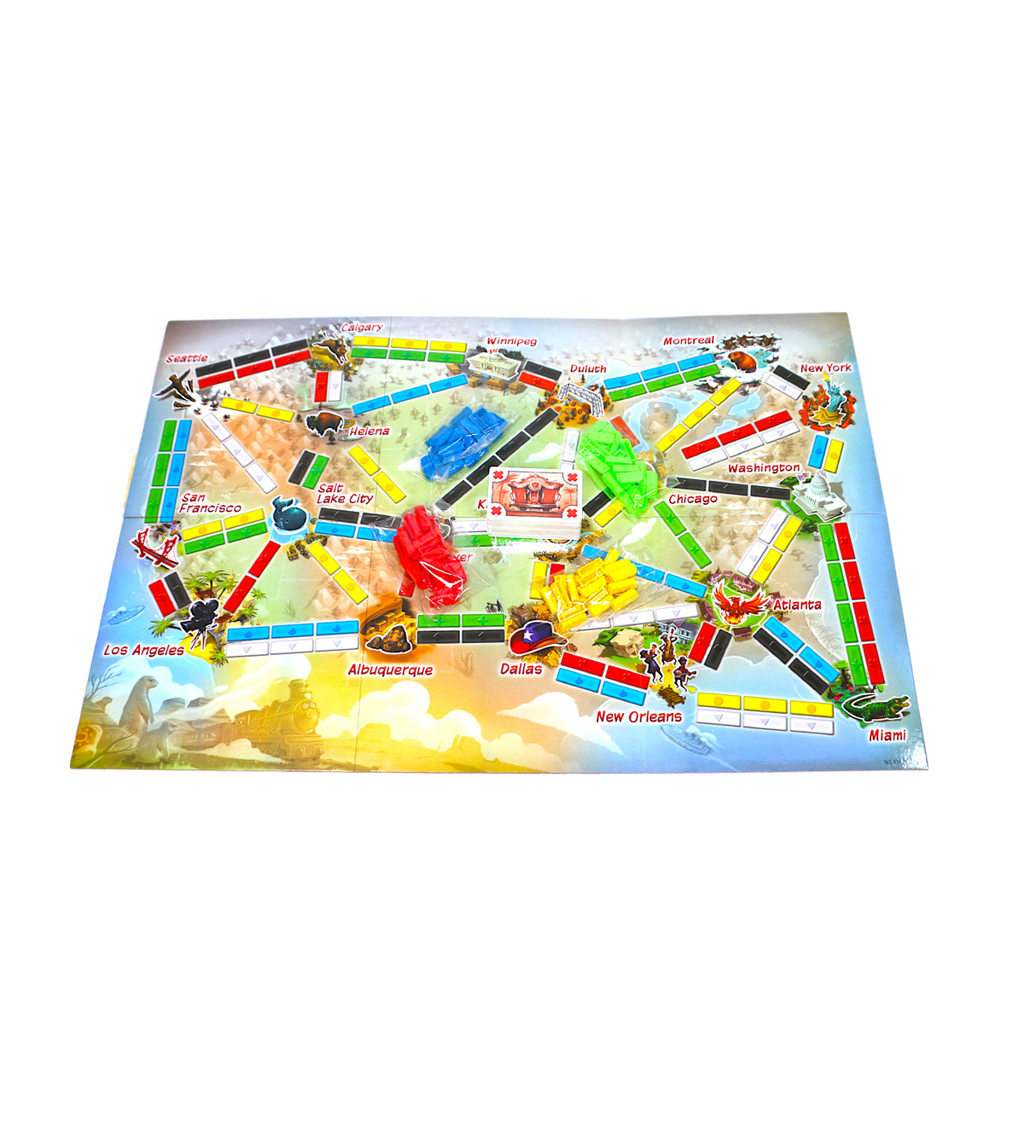 ticket to ride board game with 80train