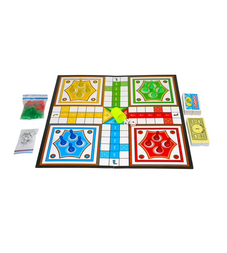 monopoly & ludo game 2in1
