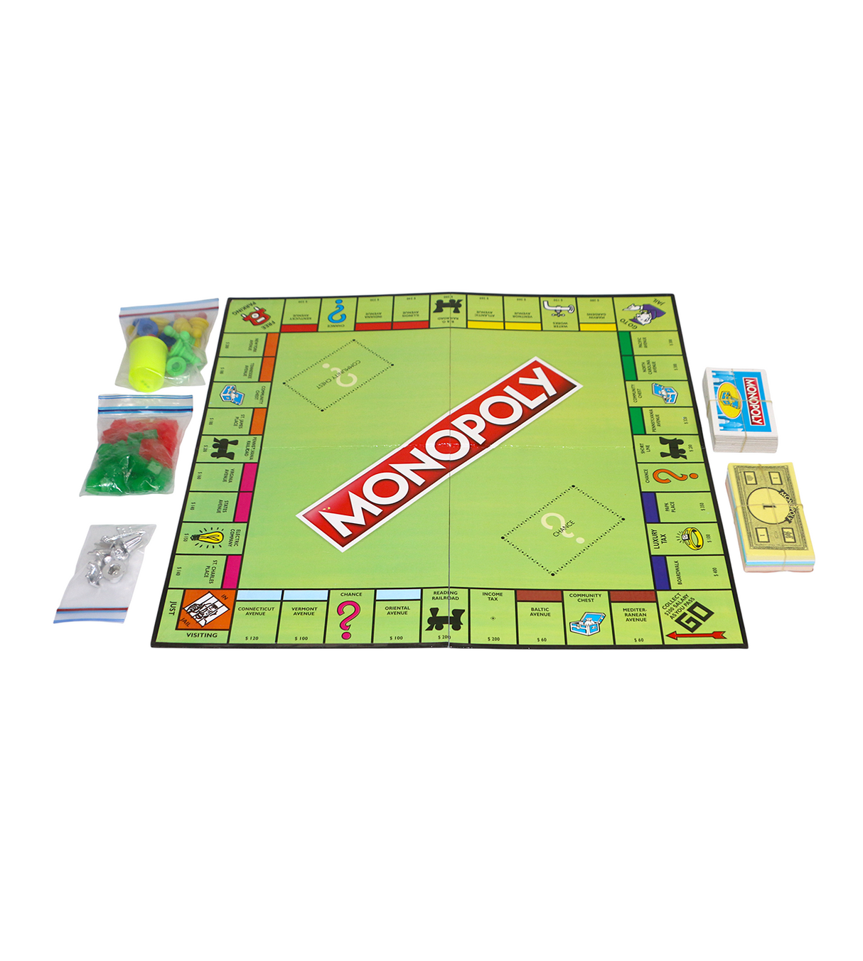 monopoly & ludo game 2in1