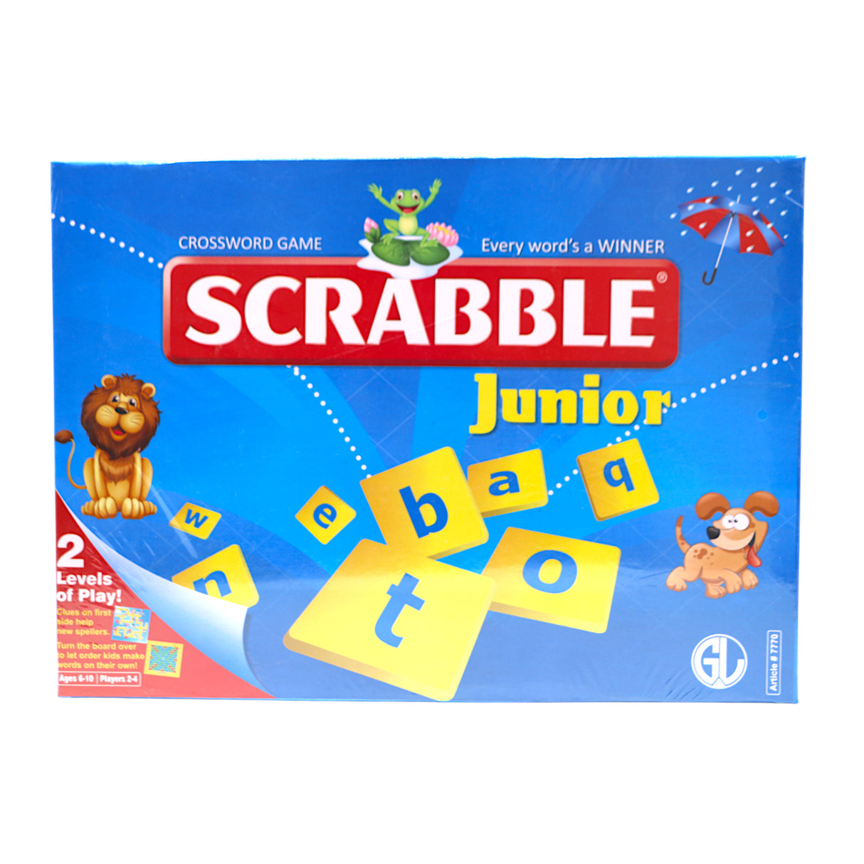 scrabble junior  board game 2in1
