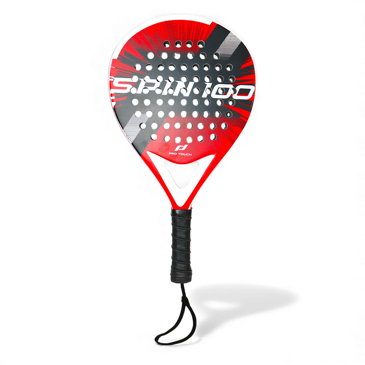 pro touch padel racket carbon white red