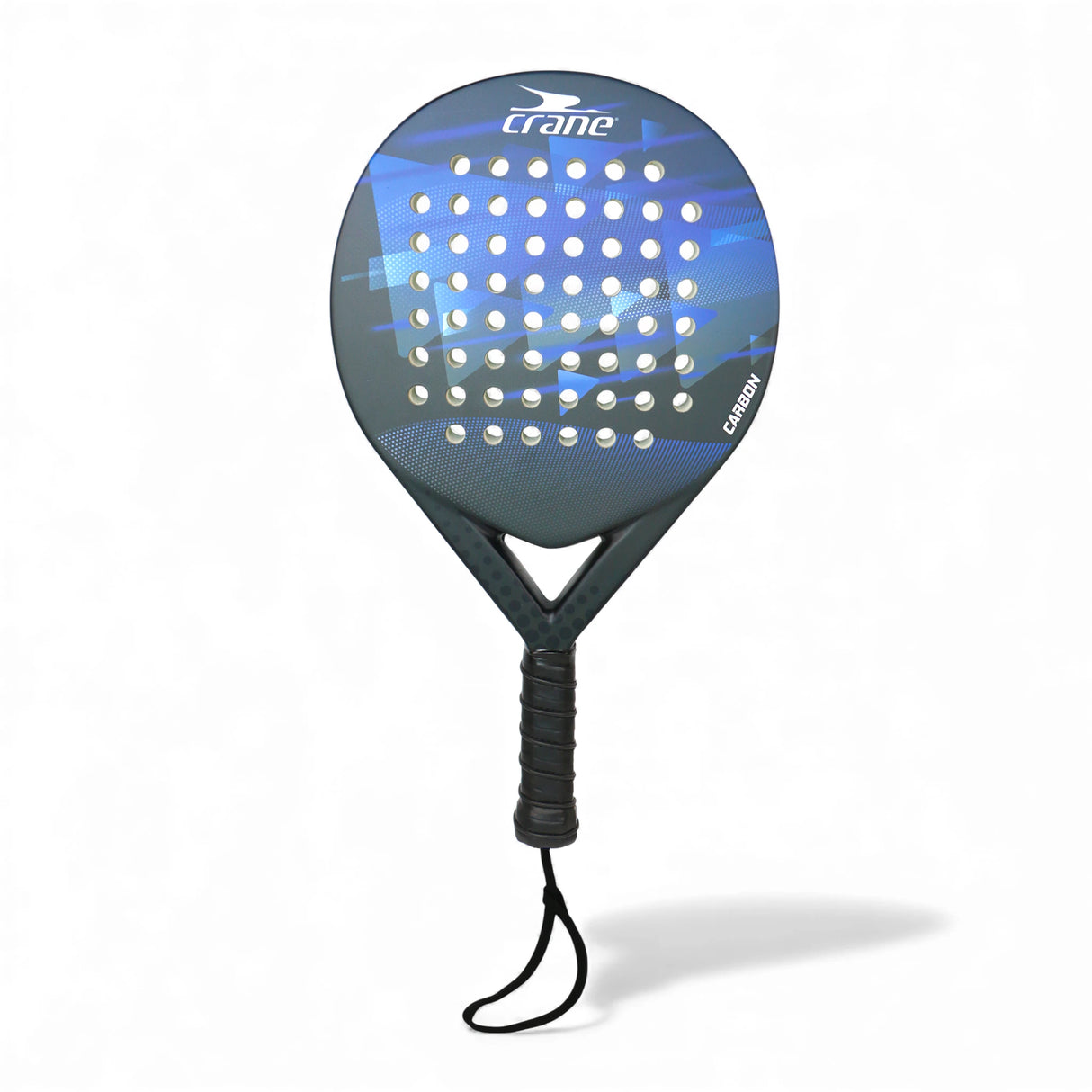 crane padel racket carbon black & dark blue