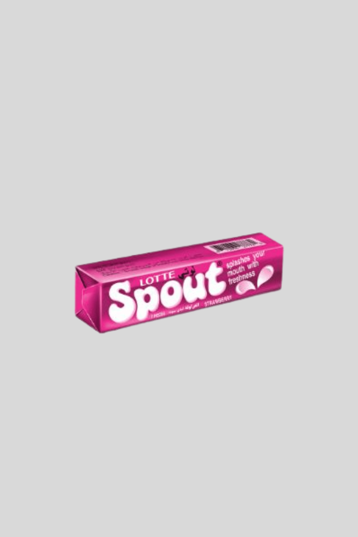 lotte spout gum strawberry 23.8g