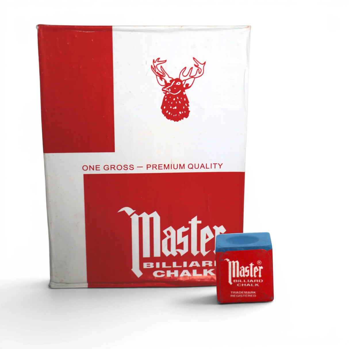 SNOOKER BILLIARD CHALK BOX 144 PC MASTER KING