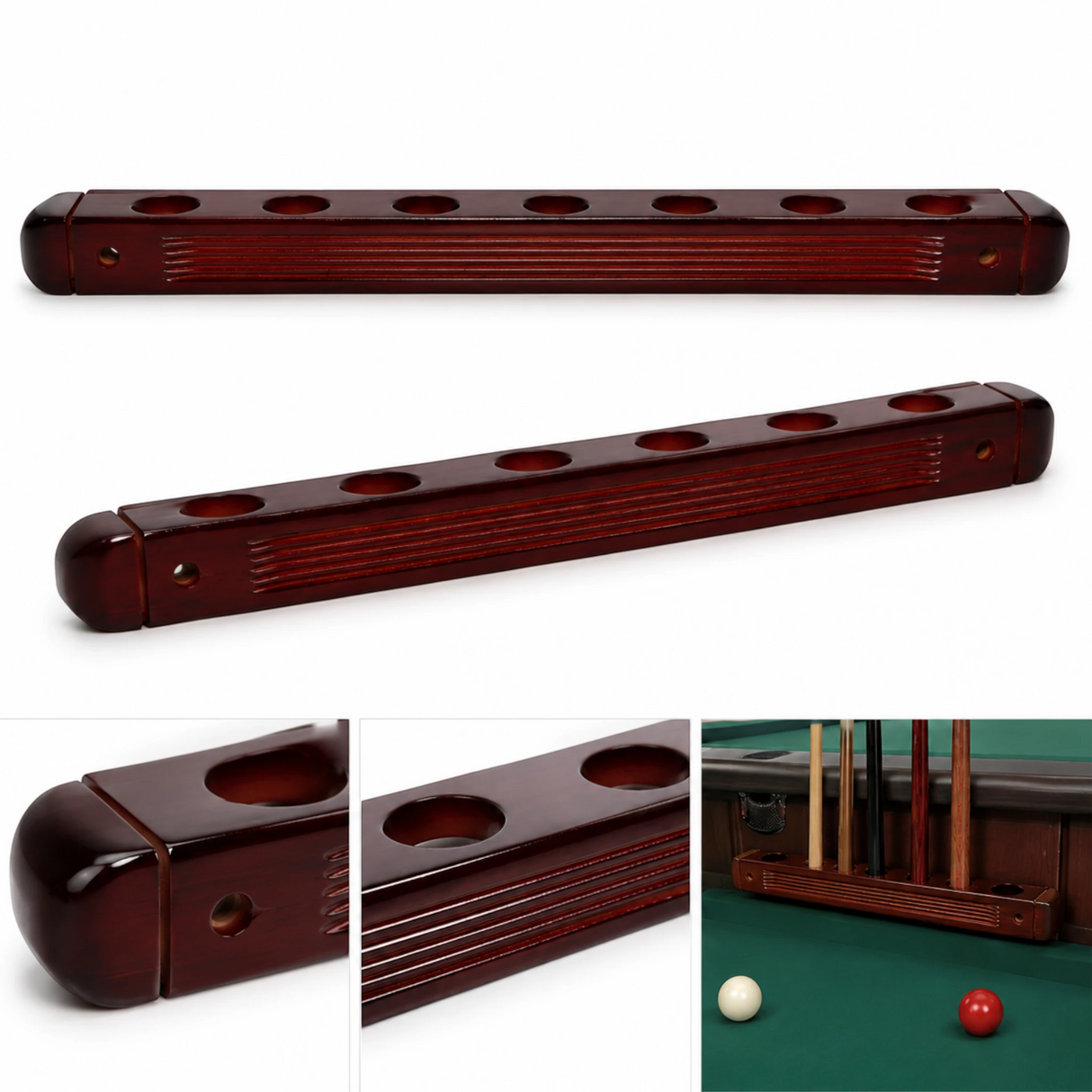 Snooker STICK STAND WOODEN 6 HOLDERS CHINA