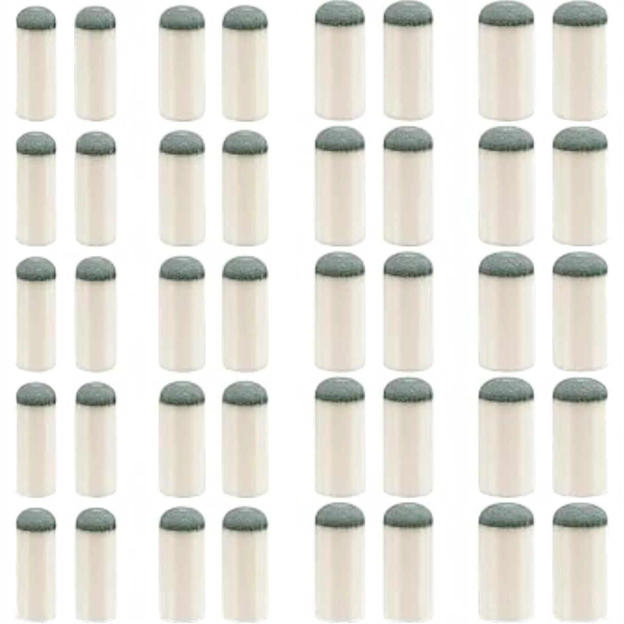 BILLIARD TIP PLASTIC GREY 100PC 10MM CHINA