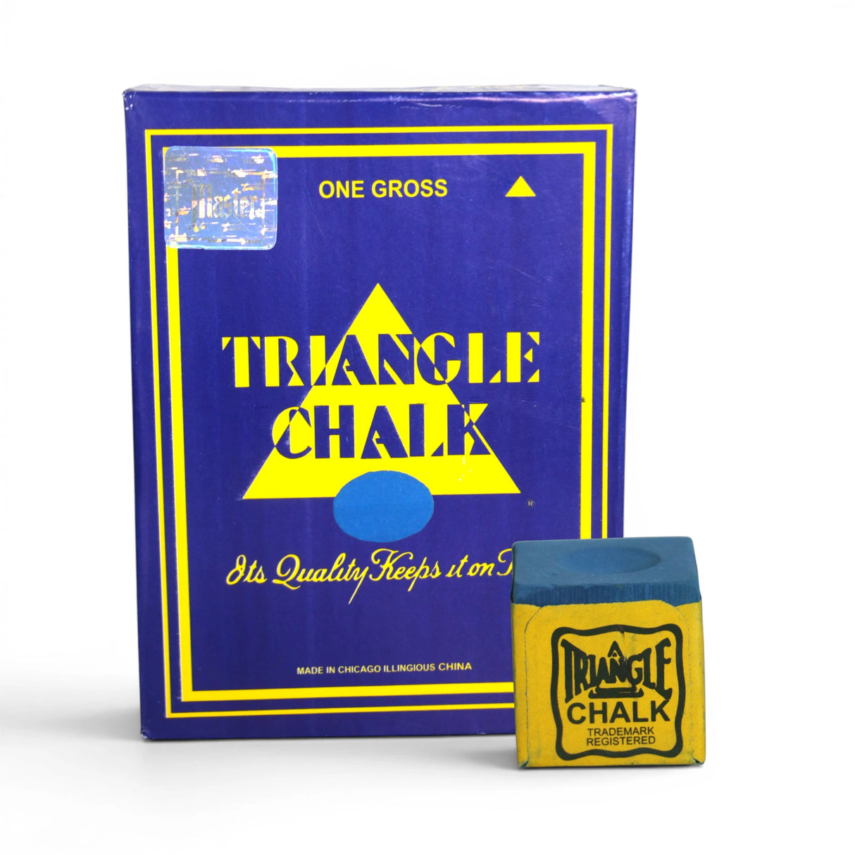 BILLIARD CHALK MASTER KING TRIANGLE BLUE