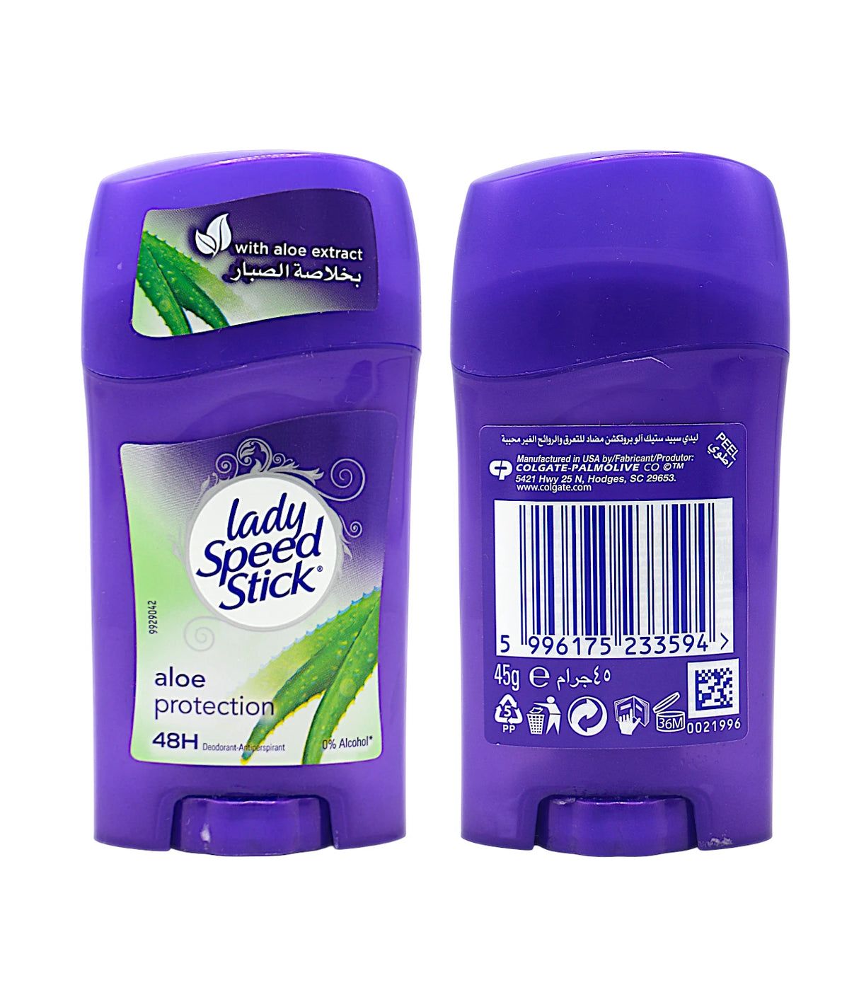 lady speed stick aleo protection 45g