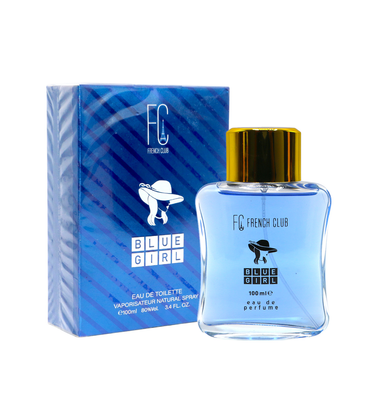 perfume french club blue girl 100ml for women