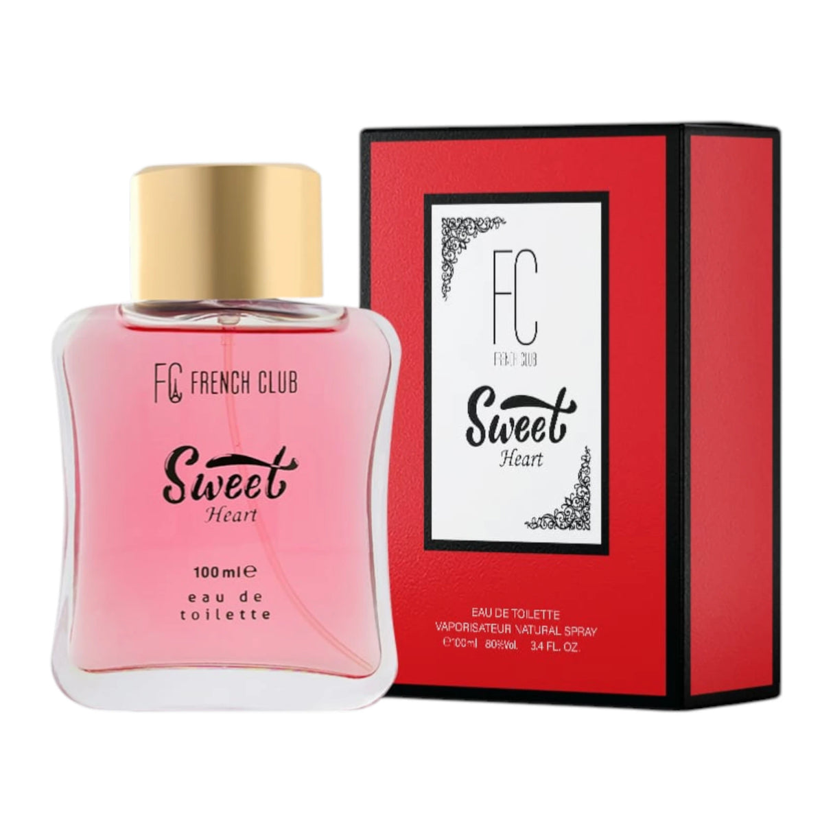 french club perfume sweet heart 100ml for women