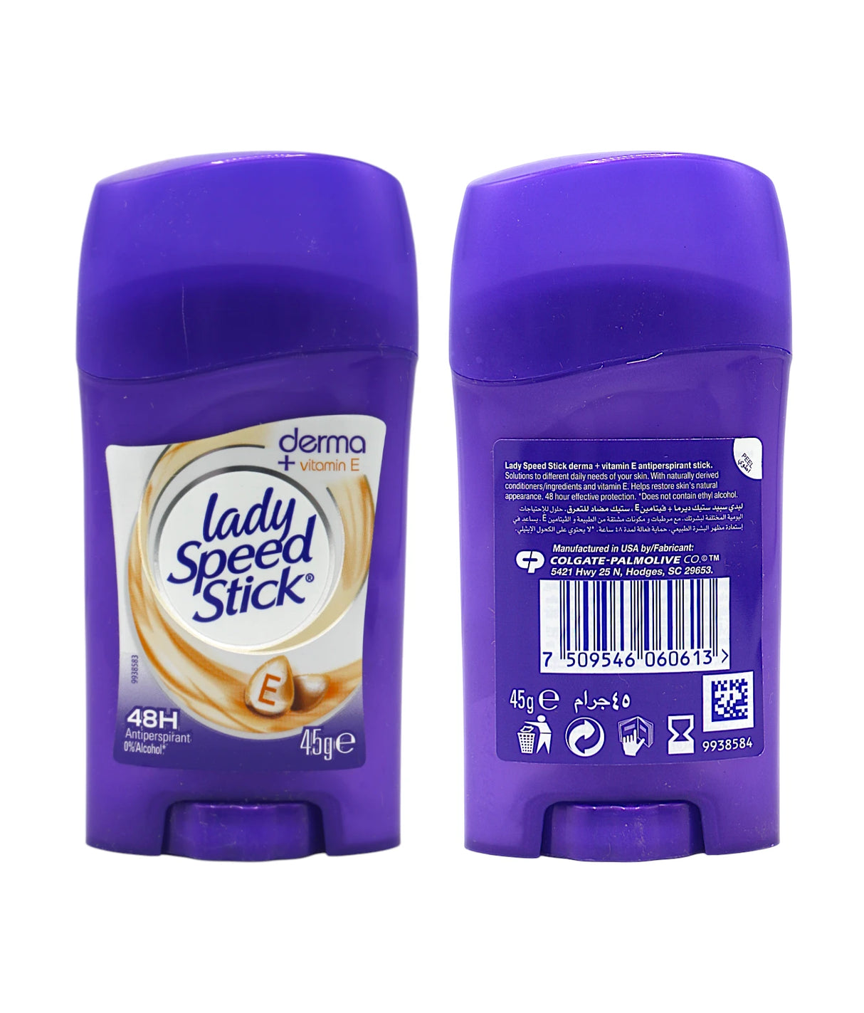 lady speed stick derma vitamin e 45g