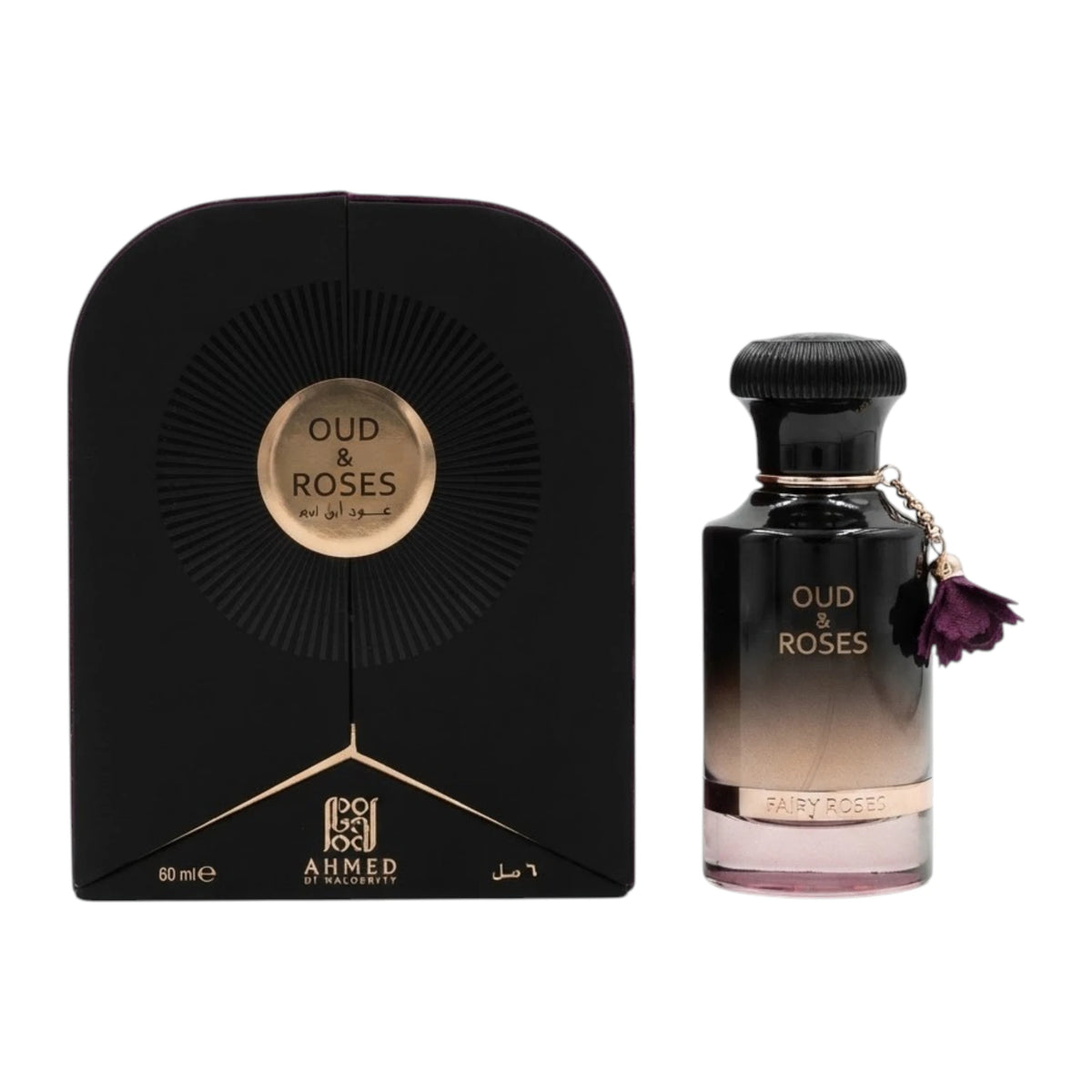 ahmed al maghribi perfume oud & roses 60ml for men
