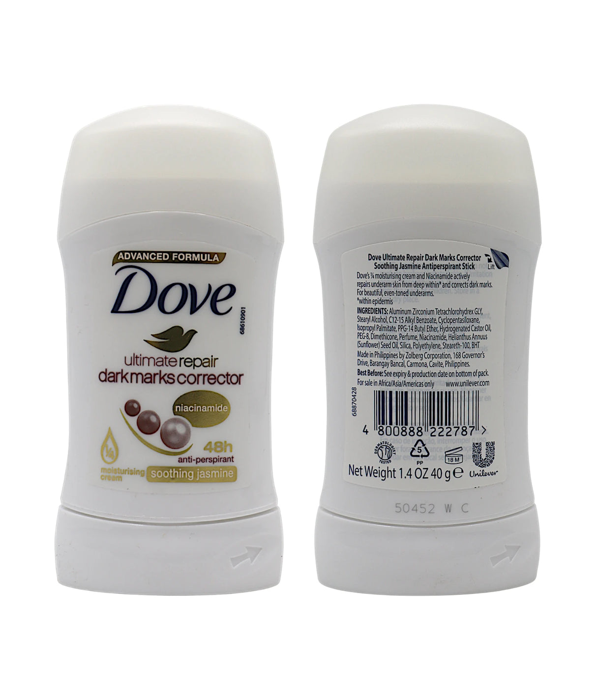 dove roll on stick ultimate repair 40g