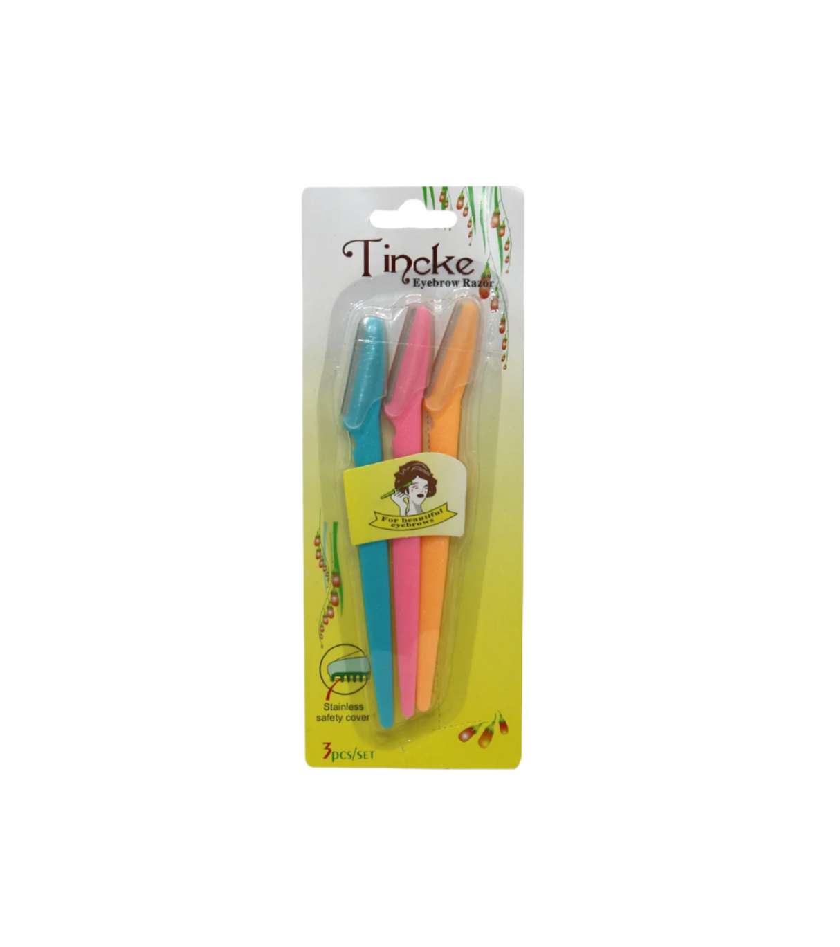 tineke eyebrow razor 3pc