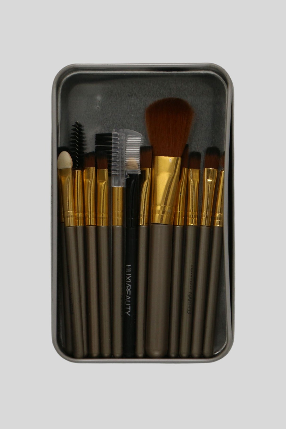makeup brush kit tin mix