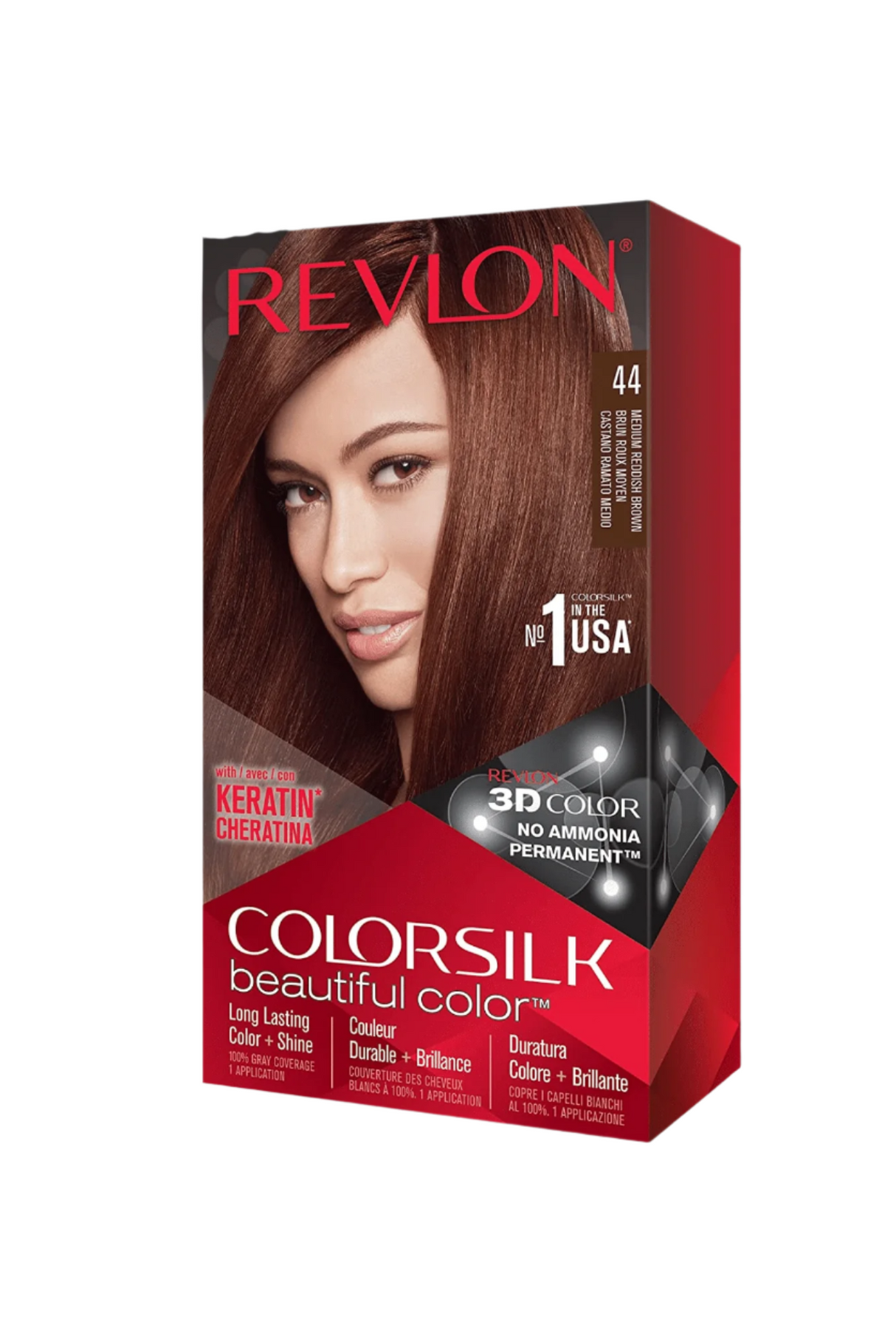revlon hair color m reddish brown 44