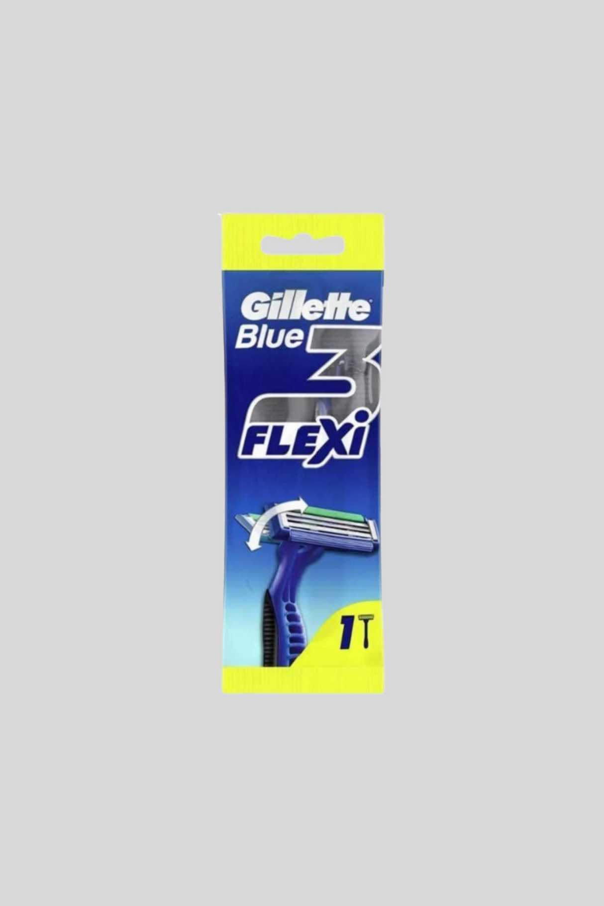 gillette razor blue 3 flexi 1p