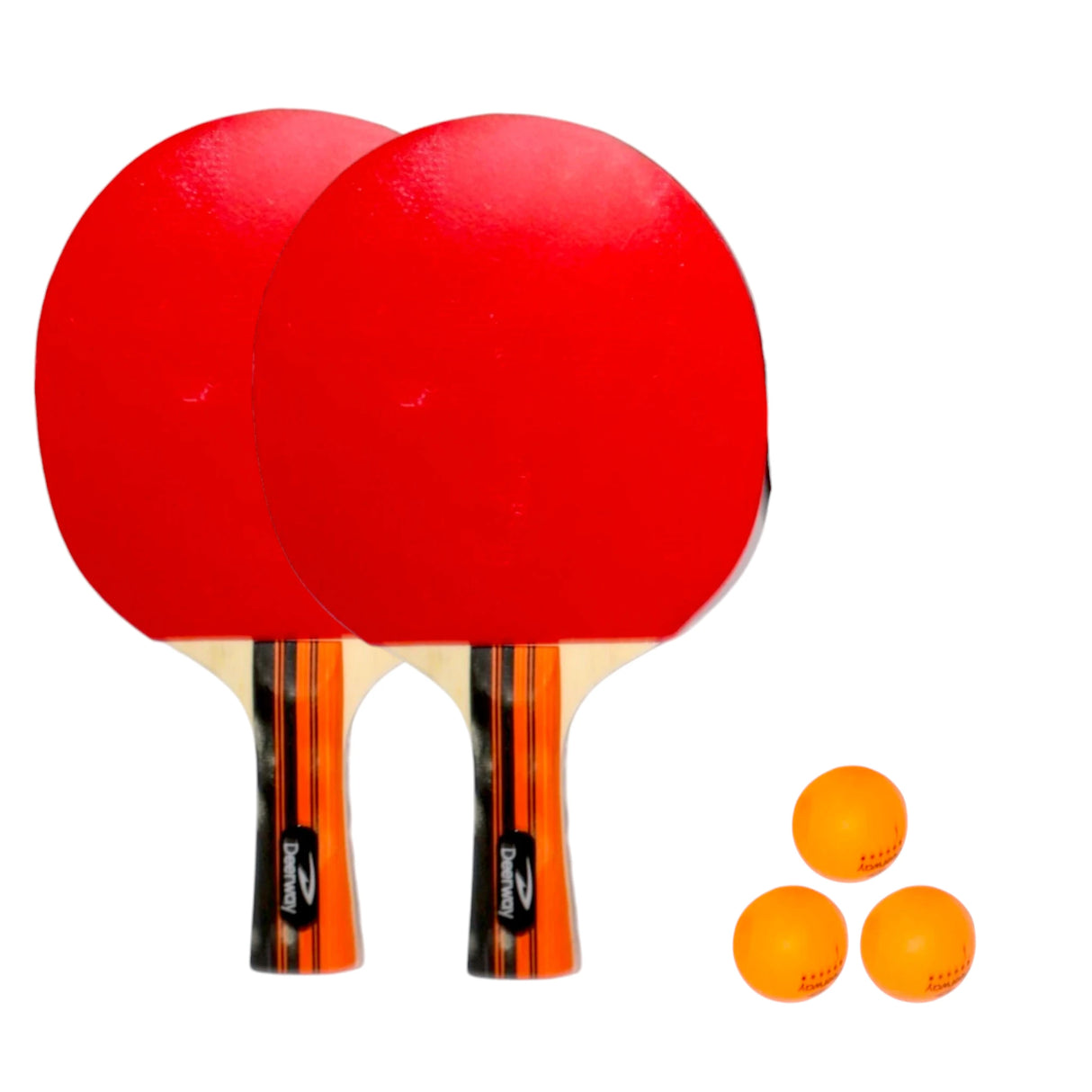 TABLE TENNIS RACKET 2PC WITH 3BALLS DEERWAY BAG CHINA