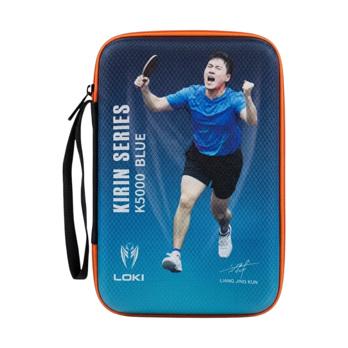 TABLE TENNIS RACKET 2PC 2BALLS BLACK LOKI K5000 CHINA
