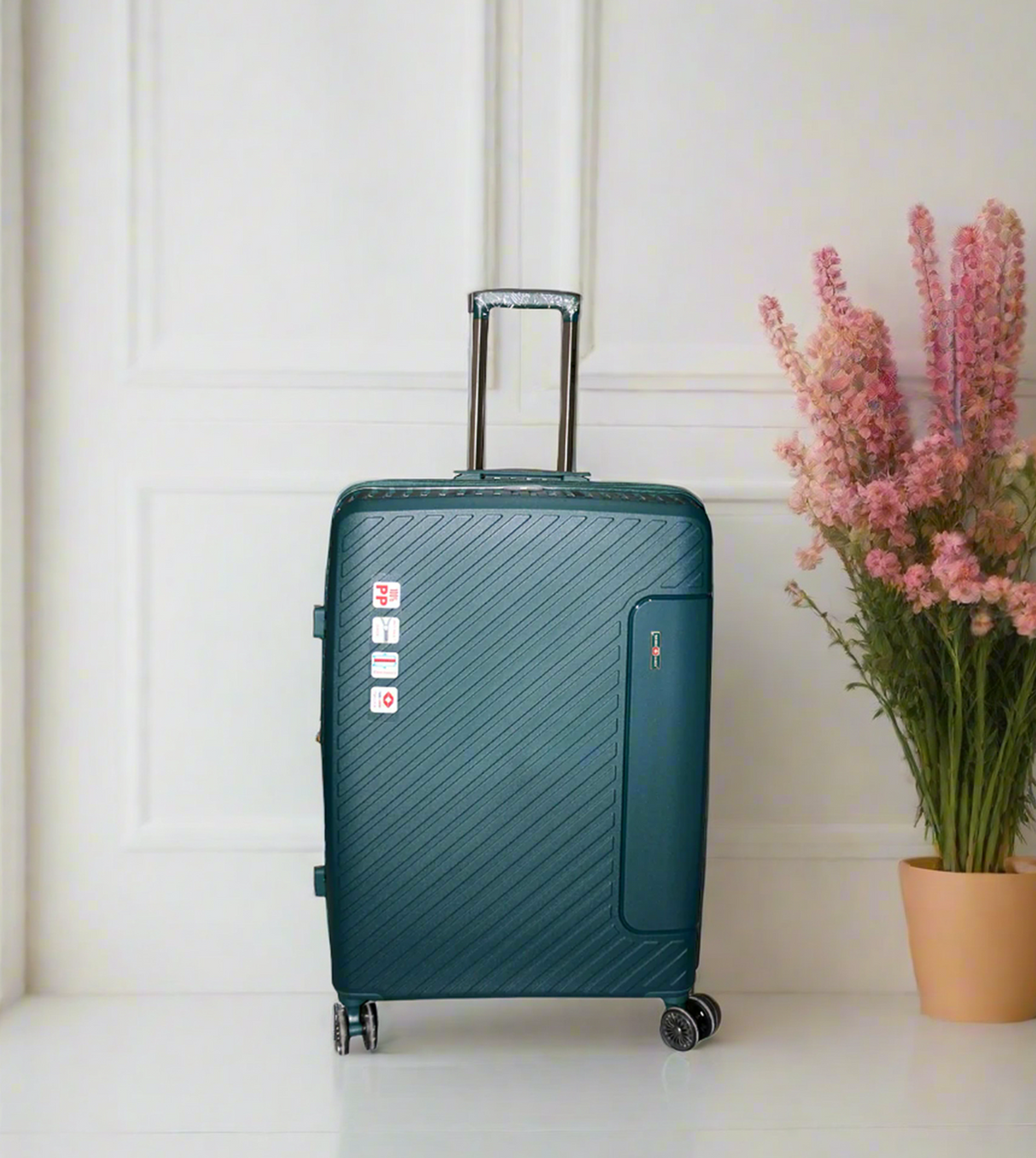 wangbo luggage trolley travel bag 2 handle 24" china d812