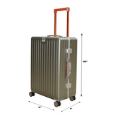 fiber luggage trolley suitcase 19.5" china