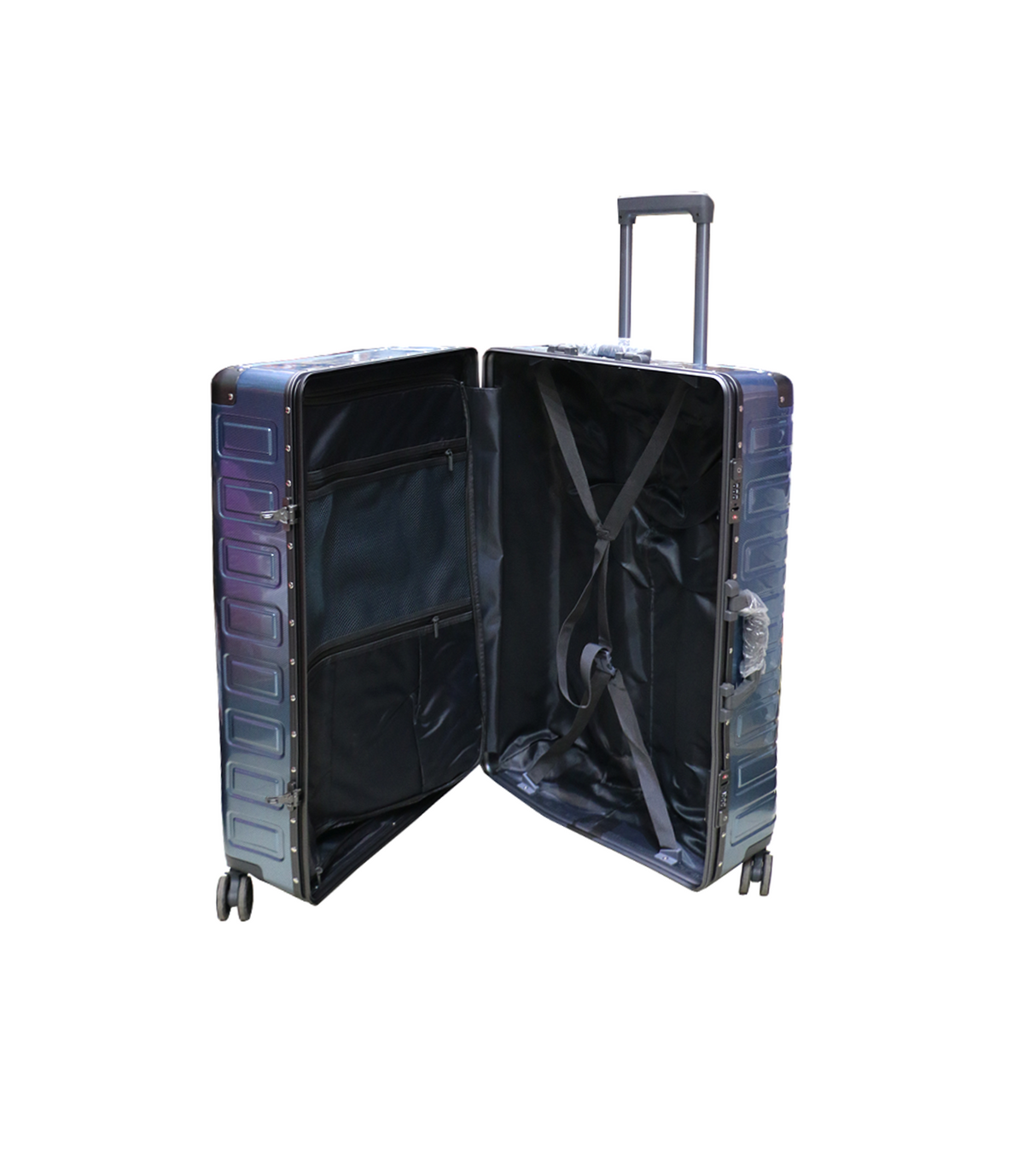 fiber luggage suitcase 2 handle 28" china 058
