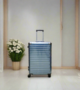 fiber luggage suitcase 2 handle 24" china 058