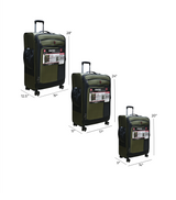 luggage trolley travel bag set chin