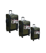 luggage trolley travel bag set chin