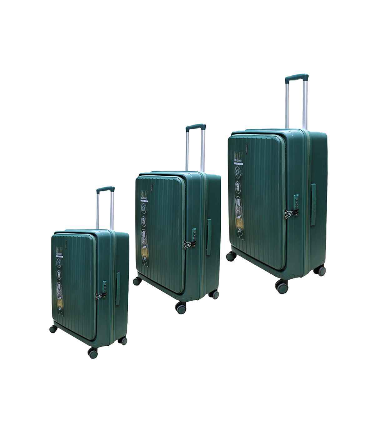 luggage trolley travel bag set china 801