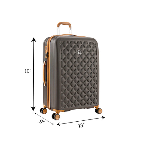 travel bag 20" hard coffee china 39603