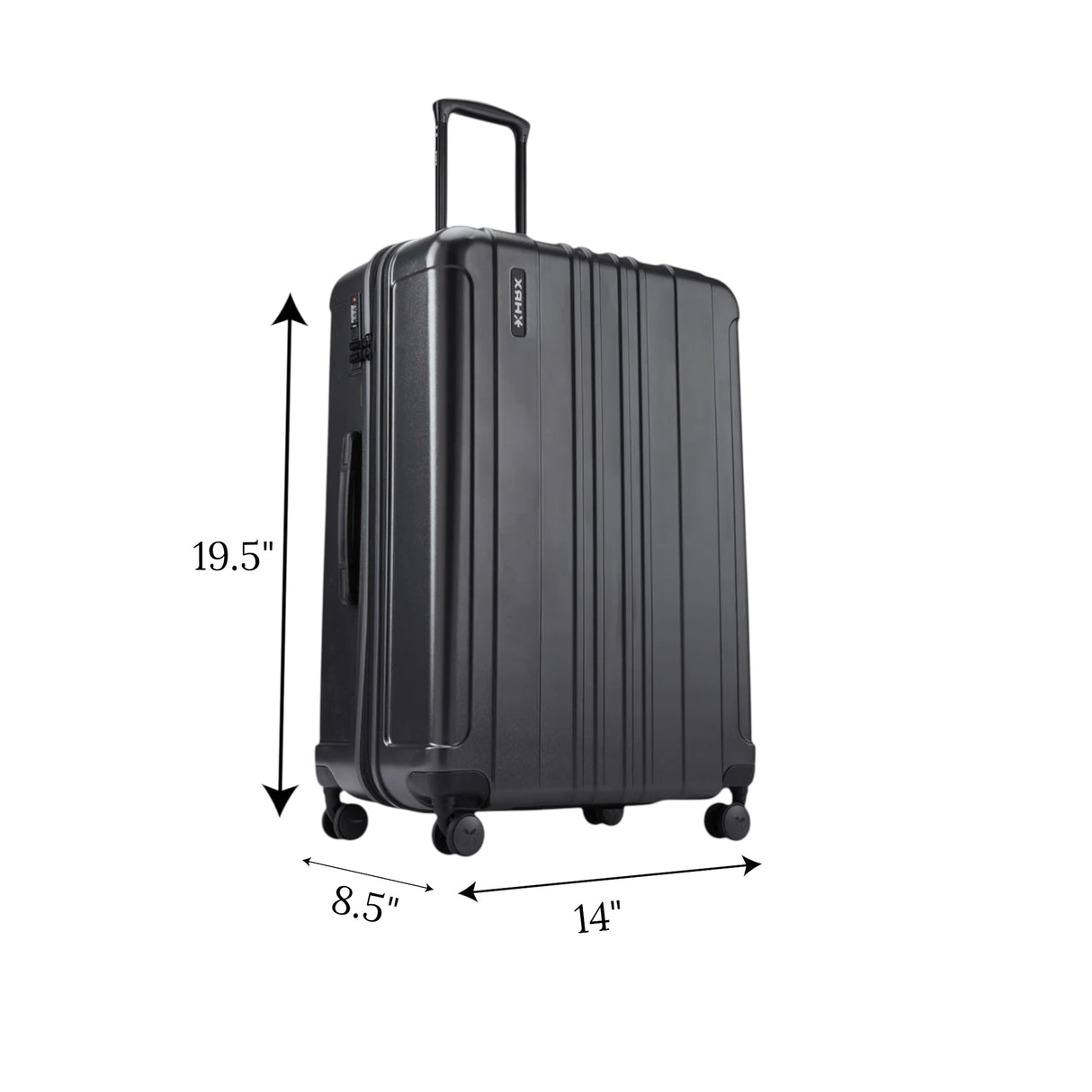 travel bag 20" hard black china tg6-18003